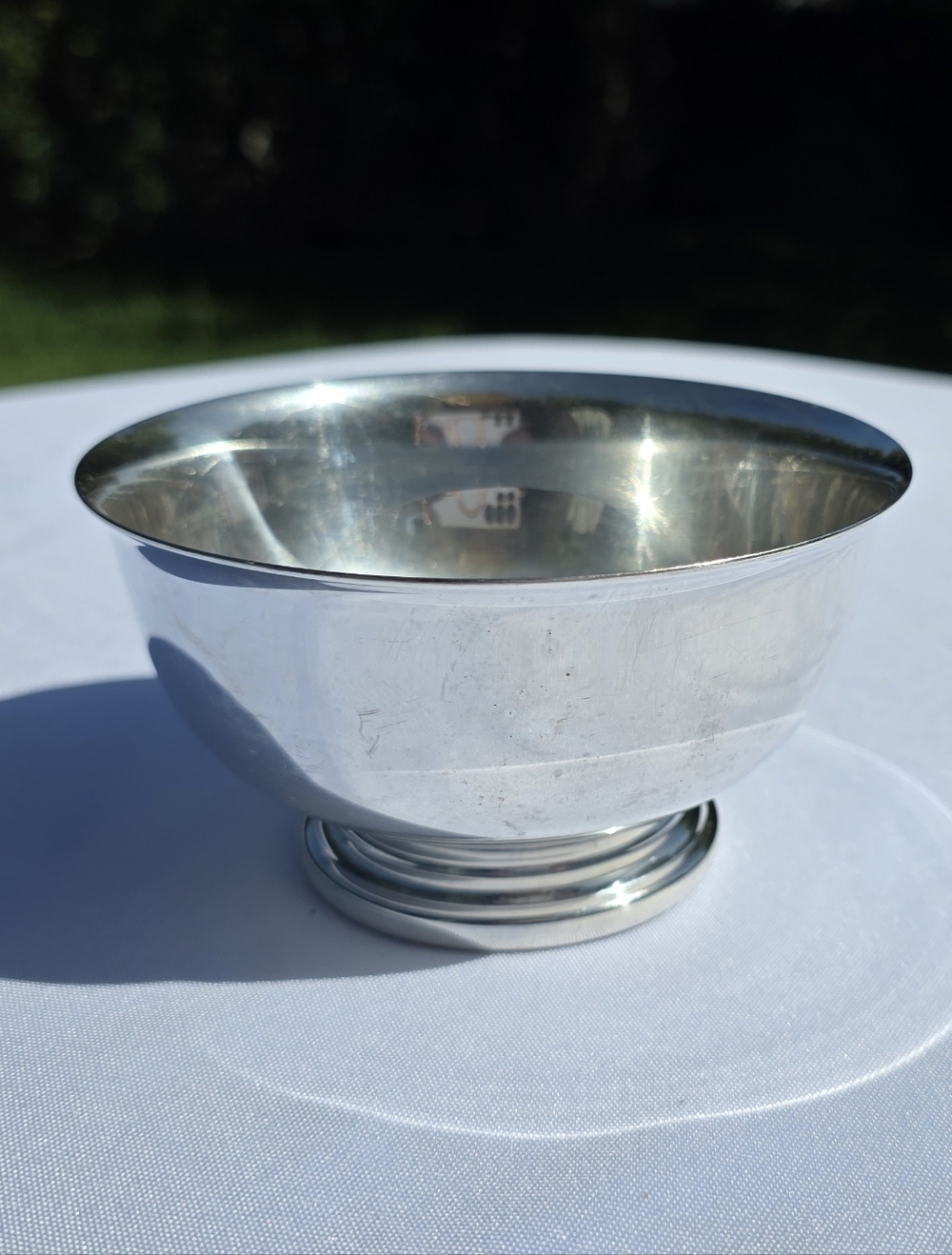 Vintage Gorham Silverplate Footed Bowl | Pedestal Nut Dish | YC778